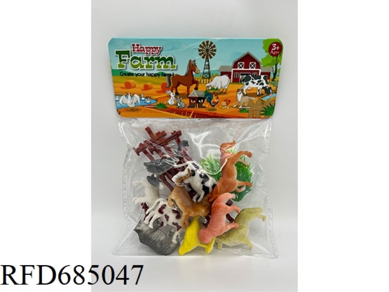 SOLID FARM ANIMAL SET