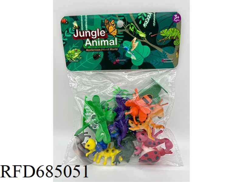 SOLID CARTOON INSECT SET