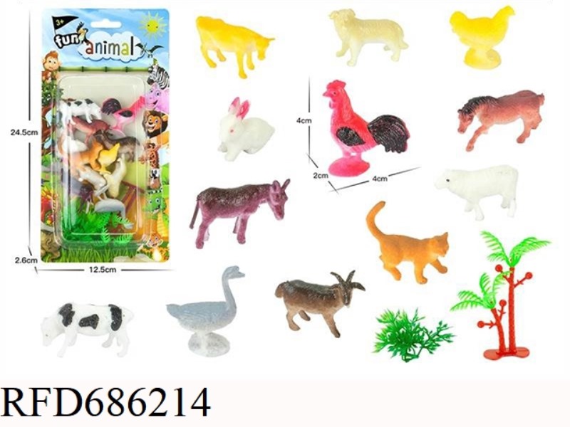 FARM ANIMAL SET (14PCS)