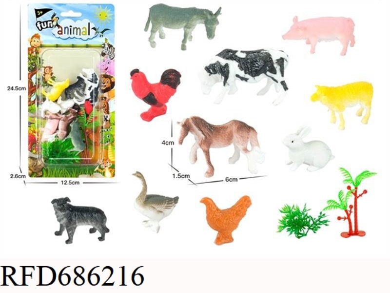 FARM ANIMAL SET (12PCS)
