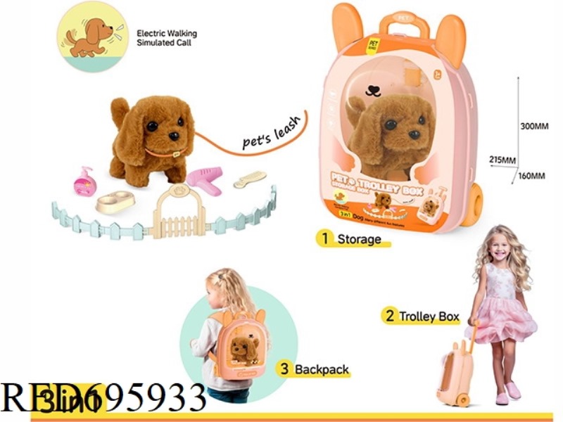 RABBIT BACKPACK ELECTRIC PLUSH PET DOG