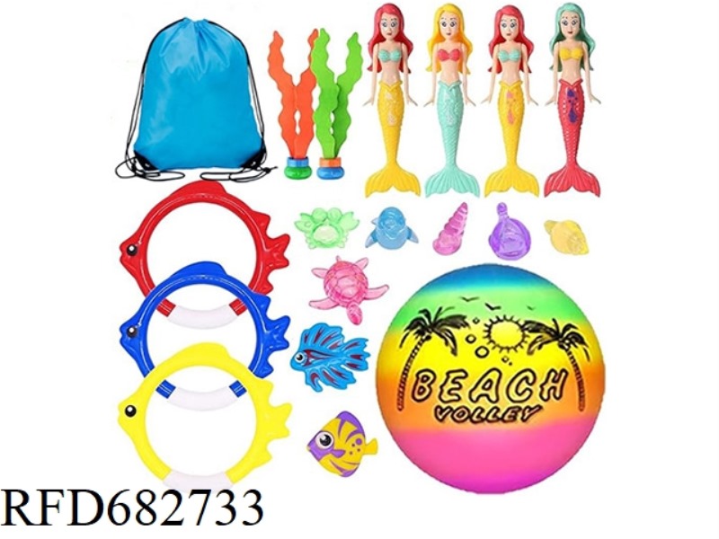 MERMAID DIVING POOL BALL