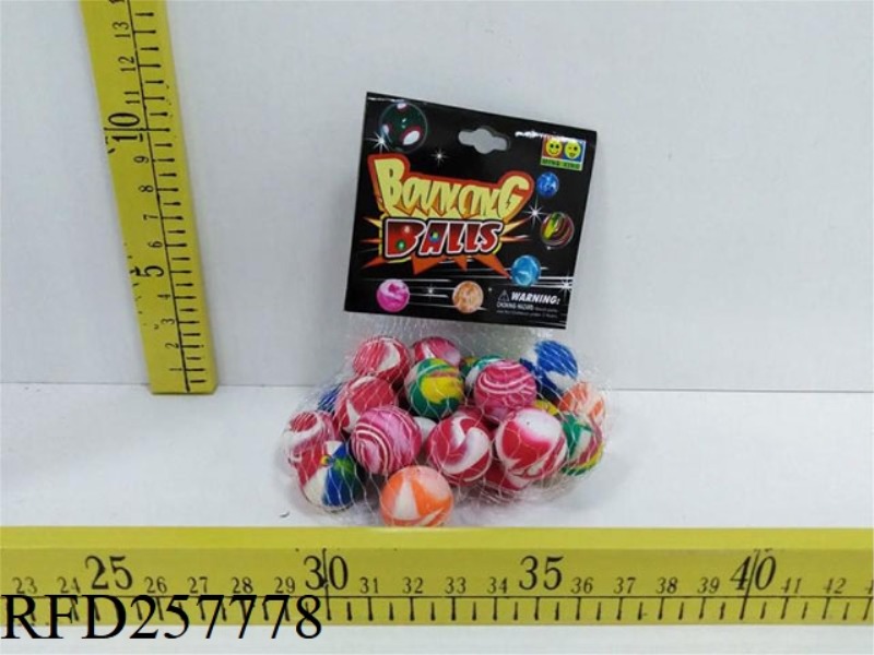 CAMOUFLAGE ELASTIC BALL 24 PIECES