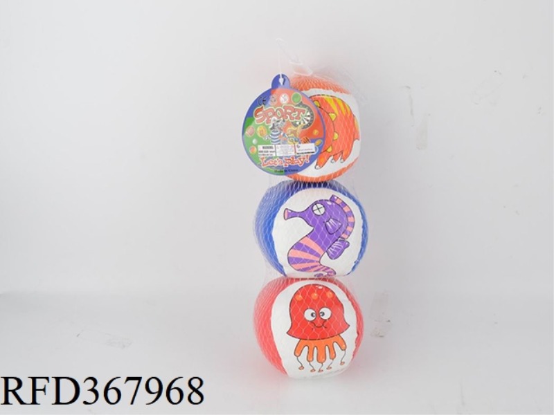 4-INCH SET OF THREE TWO-PIECE BALLS