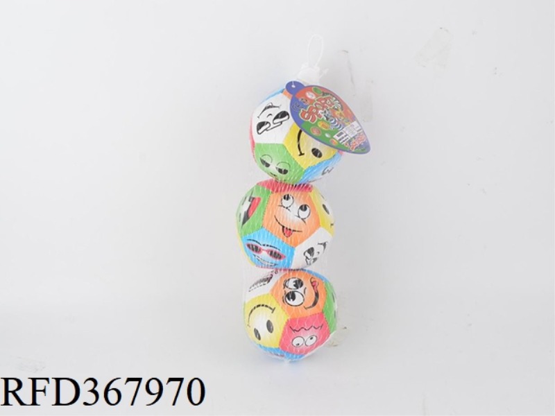 3 INCH 12 PCS SMILEY BALL