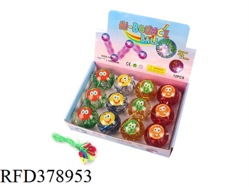 6.5CM  BOUNCE BALL 12PCS