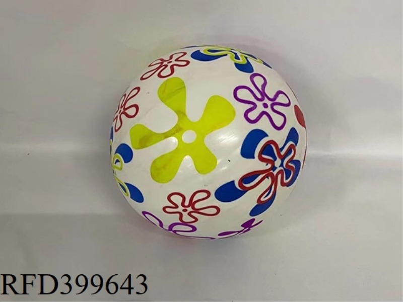 22CM ALL-PRINTED BALL (FLOWER TYPE)
