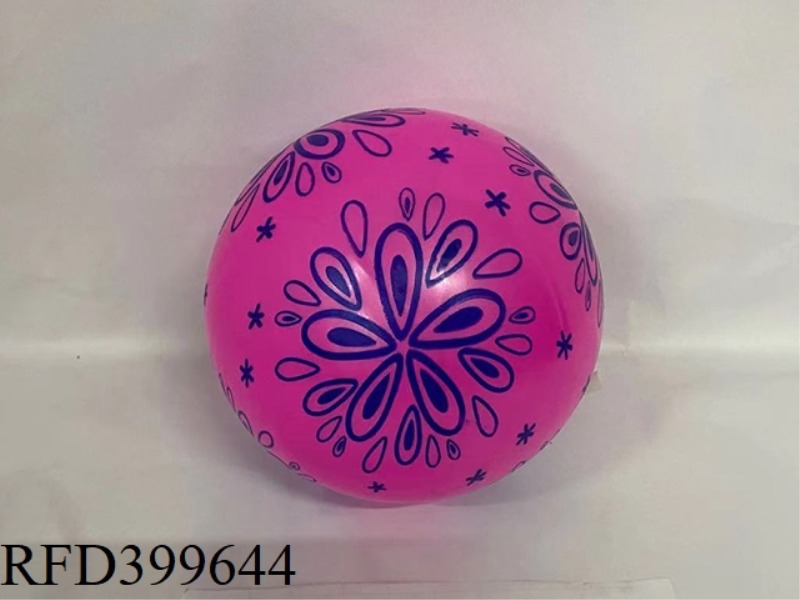 22CM DOUBLE PRINTING BALL (FLOWER TYPE)