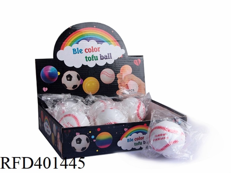 6CM FLOUR BASEBALL 12PCS