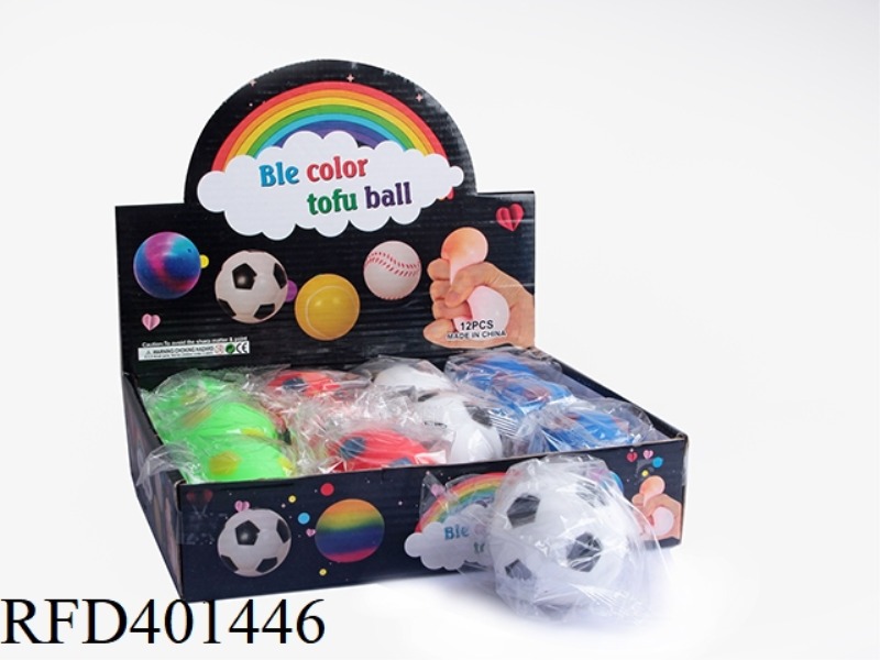 6CM FLOUR FOOTBALL 12PCS