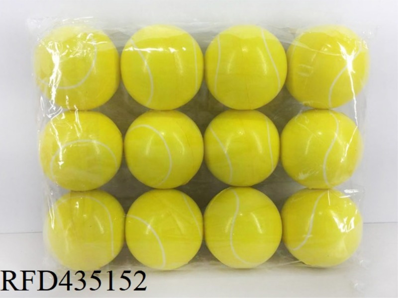 12PCS 6.3CM PU TENNIS
