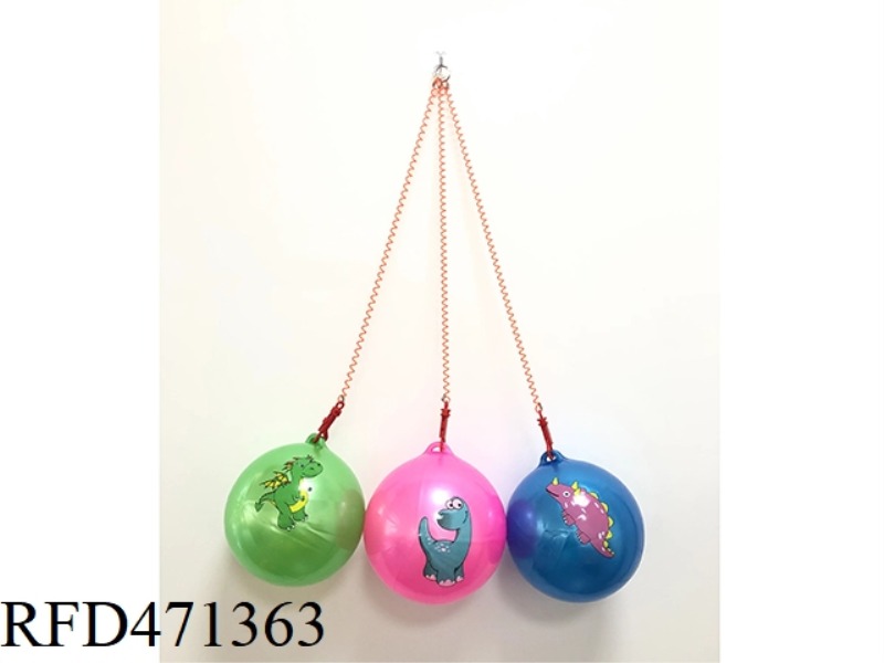 9-INCH DINOSAUR INFLATABLE CHAIN BALL