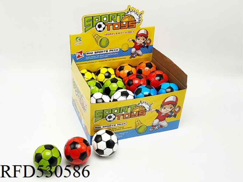 24 HIGH BOUNCE FOOTBALL 7.6CM ONLY