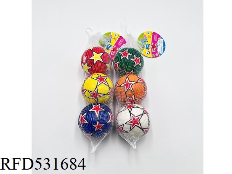 6.3CMPU PENTAGRAM SOCCER BALL 3 PIECES