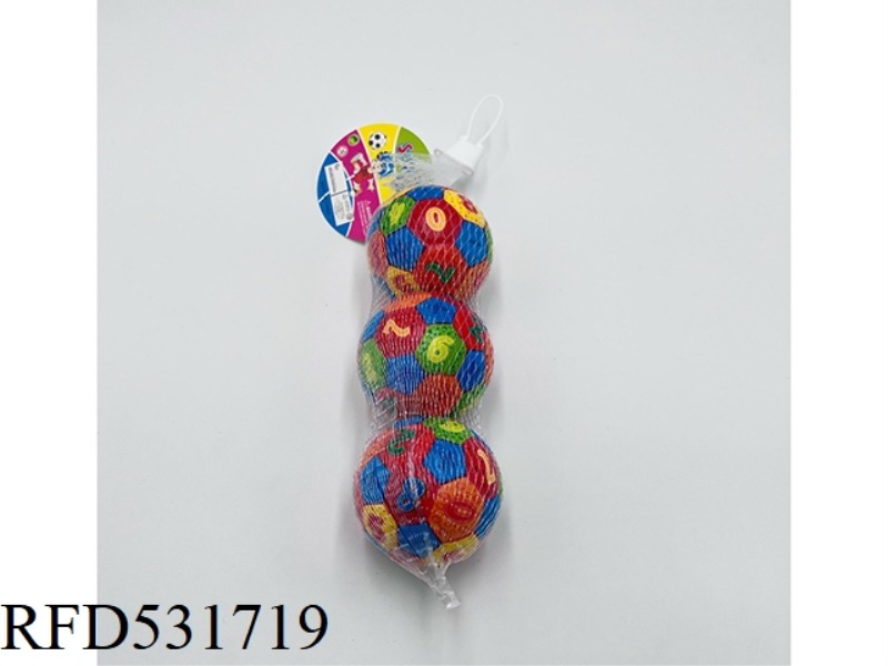 6.3CMPU COLOR DIGITAL BALL 3 PIECES