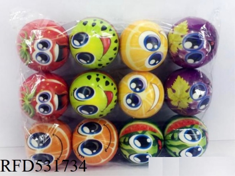 7.6CMPU FRUIT SMILEY FACE