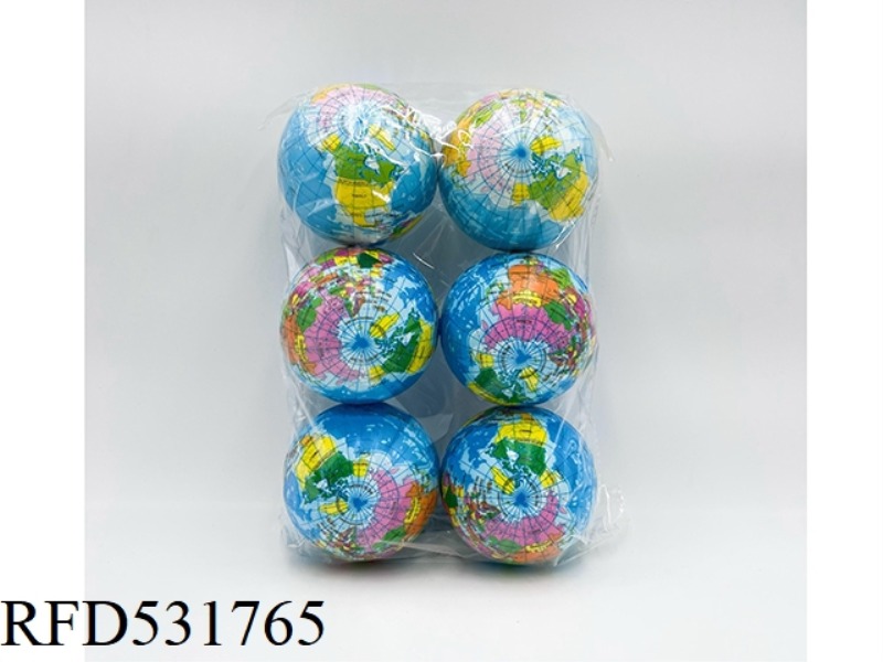 10CMPU WORLD MAP BALL