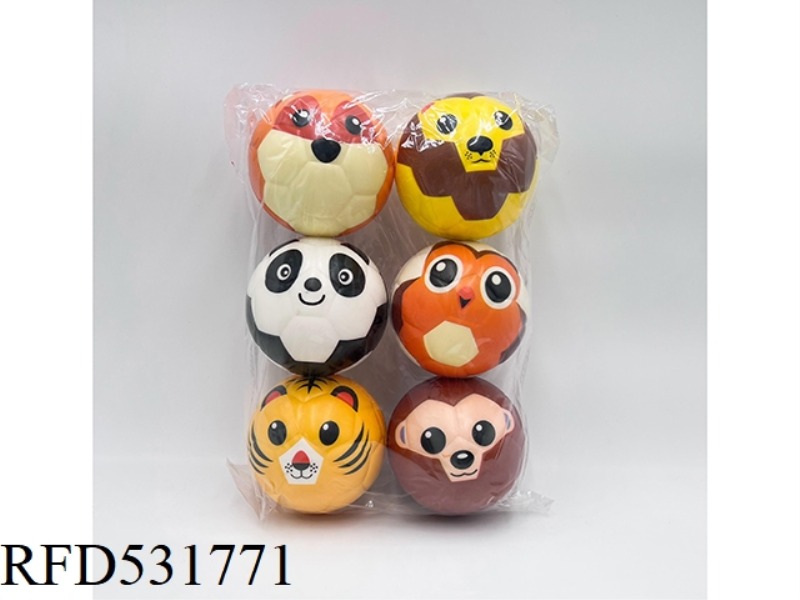 10CMPU ANIMAL FACE BALL