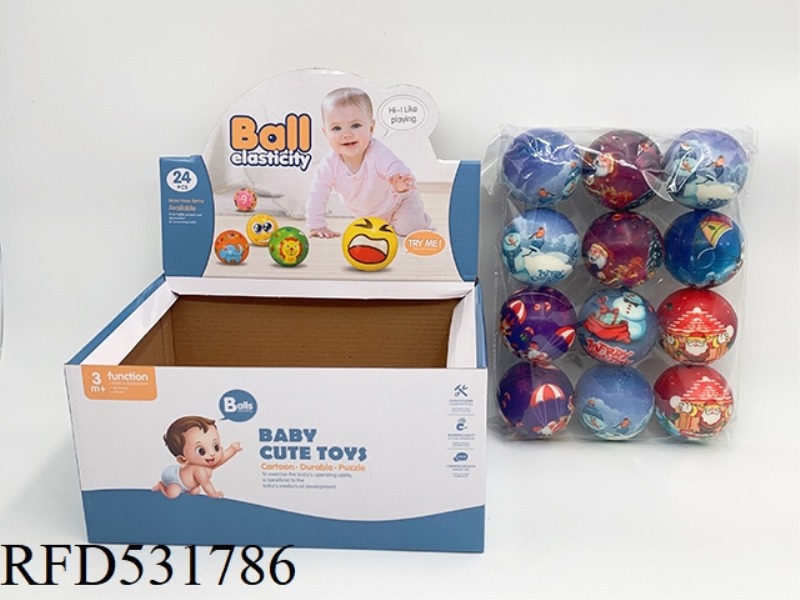 6.3CMPU CHRISTMAS 24 PCS PACK