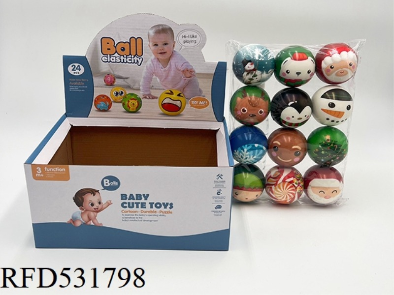6.3CMPU NEW CHRISTMAS 24 PCS PACK