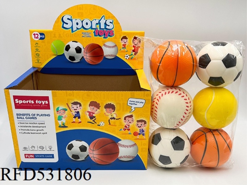 10CMPU FOOT NETS BASEBALLS 12PCS