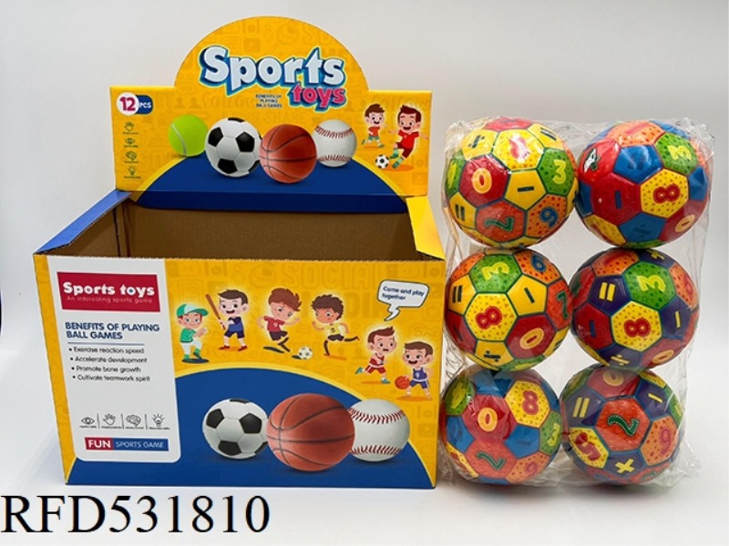 10CMPU COLOR DIGITAL BALLS 12PCS