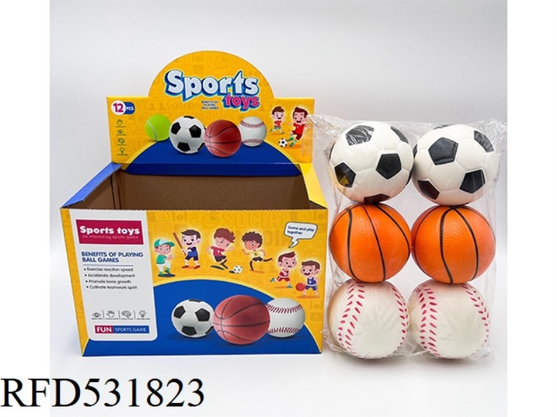 10CMPU FOOT BASKETBALL BASEBALLS 12PCS