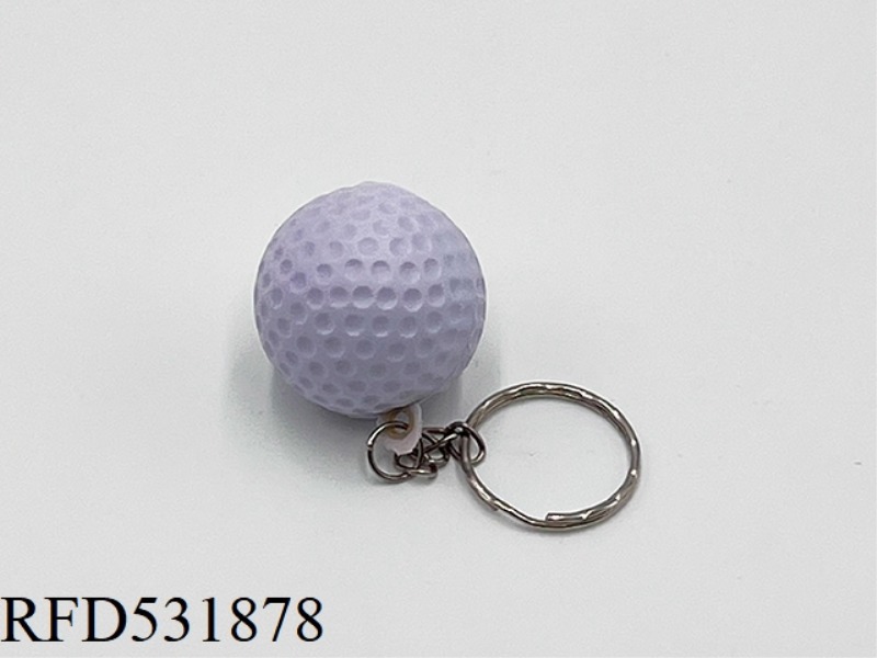 3CMPU SPRAY PAINTED KEYCHAIN GOWER BALL