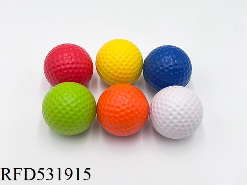 4CMPU SPRAY PAINT MIXED COLOR GOLF BALL