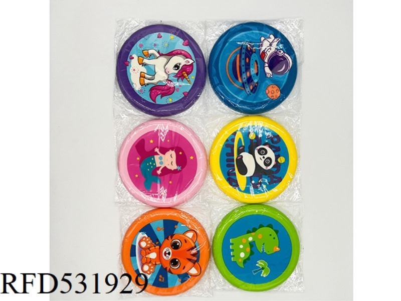 20CMPU ANIMAL FRISBEE 6 MIXED PACK