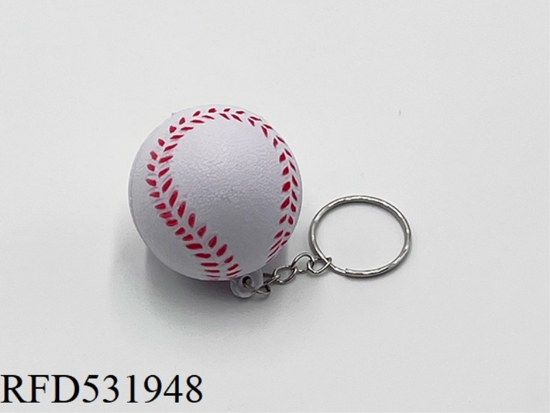 4CMPU SPRAY PAINTED KEYCHAIN TENNIS BALLS