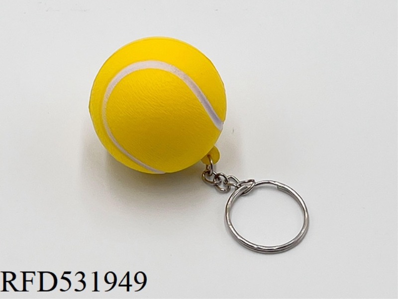 4CMPU SPRAY PAINTED KEYRING BASEBALL
