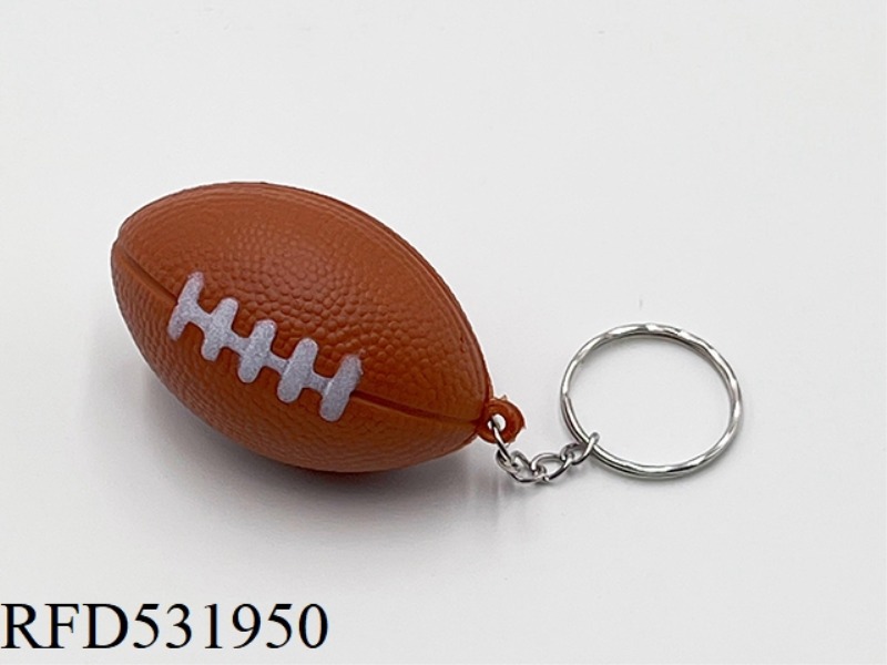 5.2CMPU PAINTED KEYCHAIN FOOTBALL