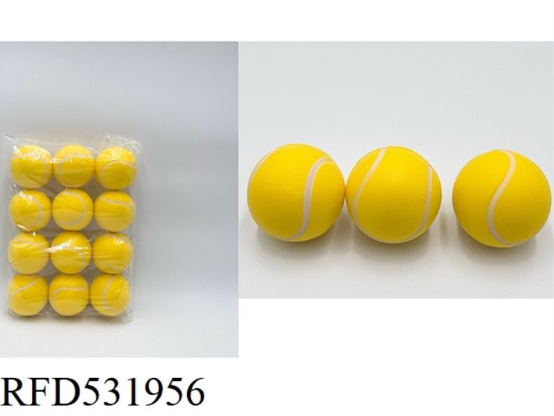 6.3CMPU SPRAY PAINTED TENNIS BALLS