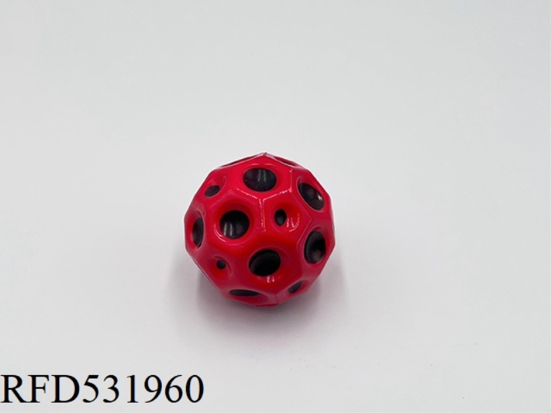 7CMPU HIGH ELASTIC POROUS ELASTIC BALL RED