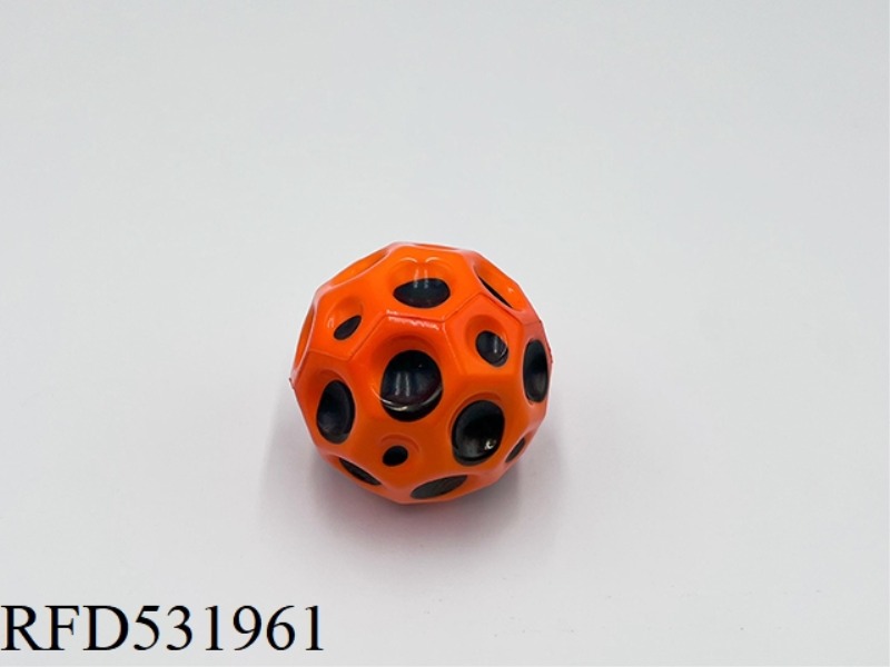 7CMPU HIGH ELASTIC POROUS ELASTIC BALL ORANGE
