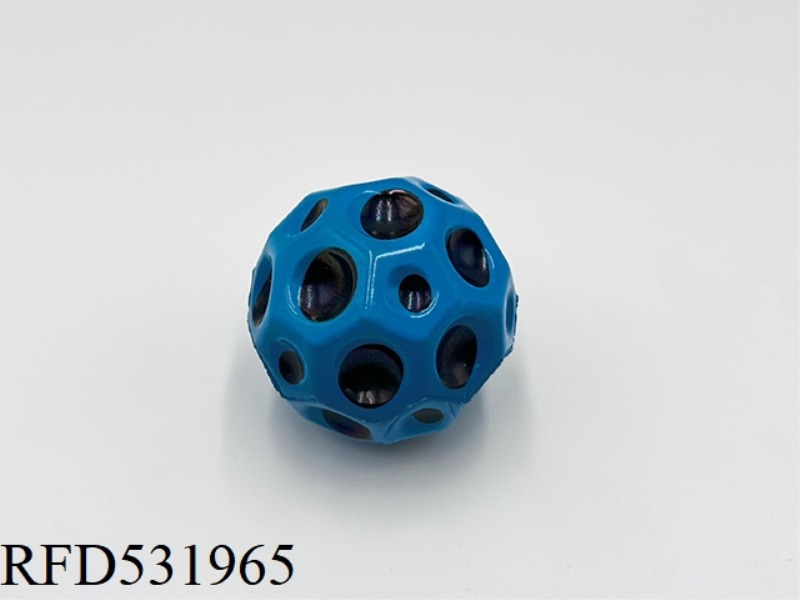 7CMPU HIGH ELASTIC POROUS ELASTIC BALL BLUE