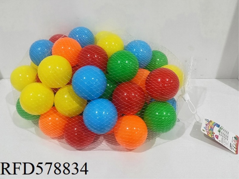 PARADISE BALL 7.5 CM 50 MARINE BALLS (MIXED COLOR)
