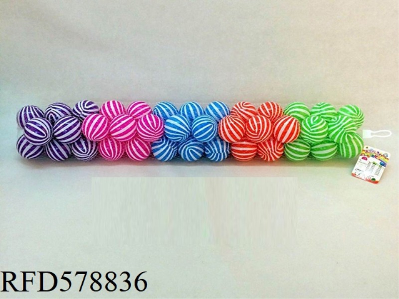 OCEAN BALL BICOLOR 6.5CM 50 BALLS (MIXED COLOR)
