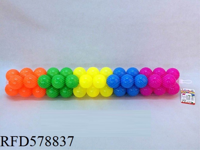 OCEAN BALL MONOCHROME 6.5 CM 50 BALLS (MIXED COLOR) PARADISE BALL