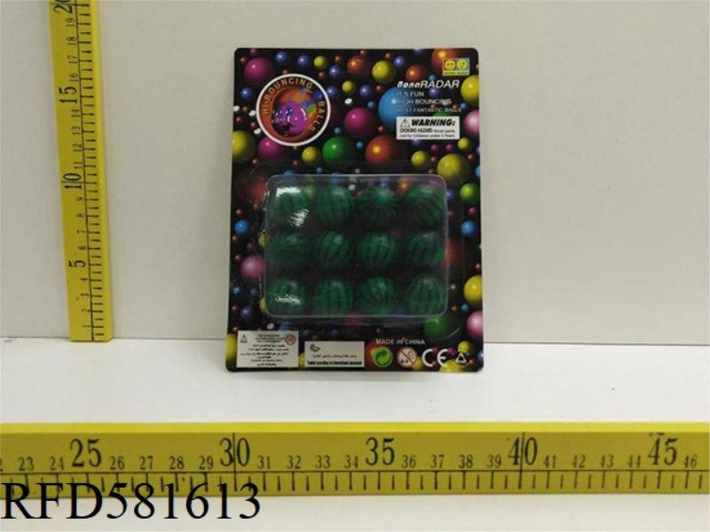 WATERMELON BOUNCE BALL 12 PIECES