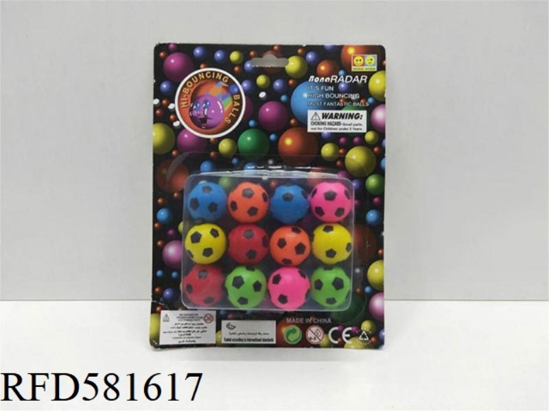 SOCCER BOUNCE BALL 12 PIECES