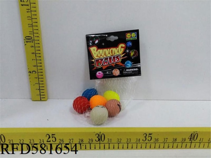 EMOJI EGG BOUNCY BALL 6 PIECES