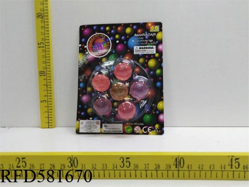 DIAMOND BOUNCY BALL 6 PIECES