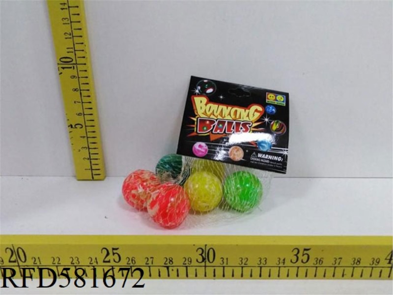 COLORED CLOUD ELASTIC BALL 6 PIECES
