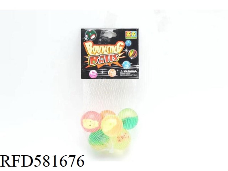6 ANIMAL BOUNCY BALLS