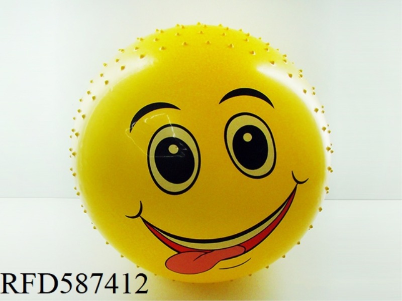 18-INCH SMILEY FACE BALL (4 COLORS MIXED)