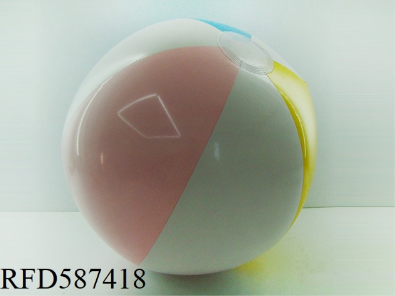 PVC INFLATABLE BEACH THREE COLORED BALLS 40CM