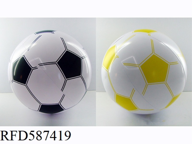 PVC INFLATABLE BEACH FOOTBALL 38CM