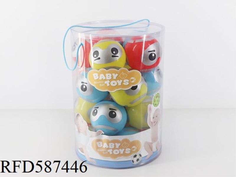 3 INCH DOLL CARTOON SMILING FACE HAPPY Q PINBALL 20PCS